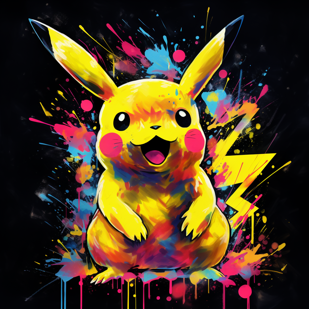 Pikachu Water Color 013 Pokémon Air Freshener