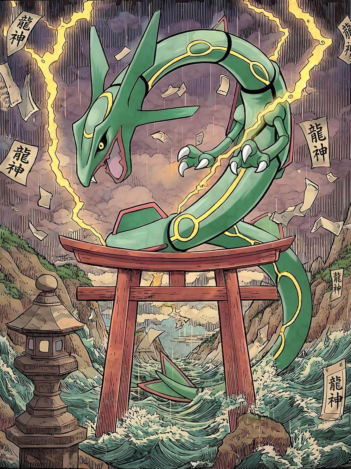 Rayquaza - JP Dark Pokémon Air Freshener