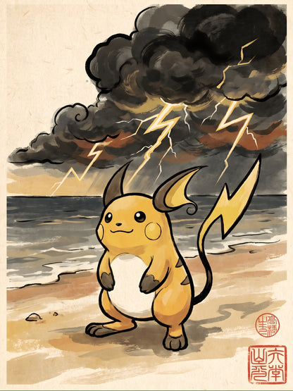 Riachu 6 Pokémon Air Freshener artwork