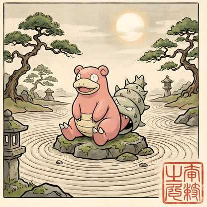 Slowbro Pokémon Air Freshener artwork