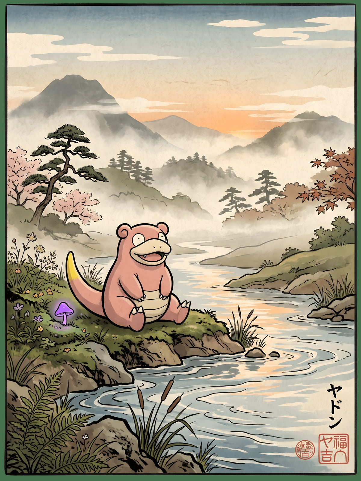 Slowpoke 1 Pokémon Air Freshener artwork