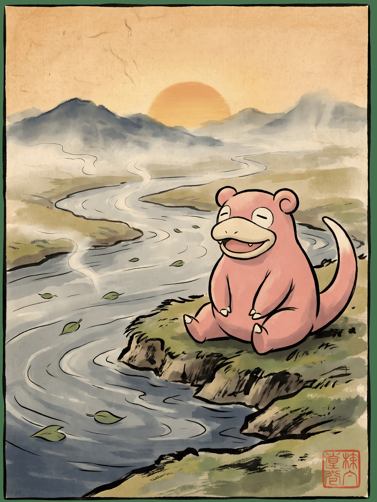 Slowpoke 2 Pokémon Air Freshener artwork