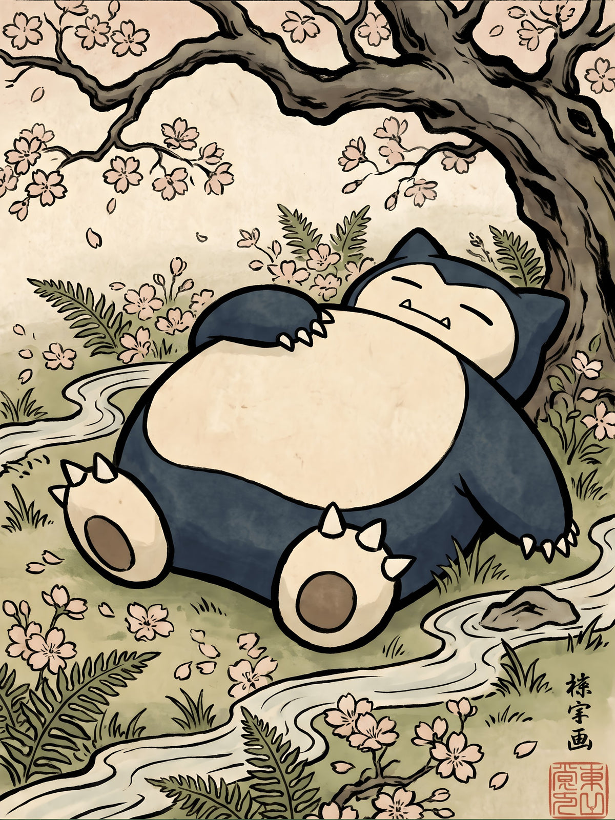 Snorlax 1 Pokémon Air Freshener artwork