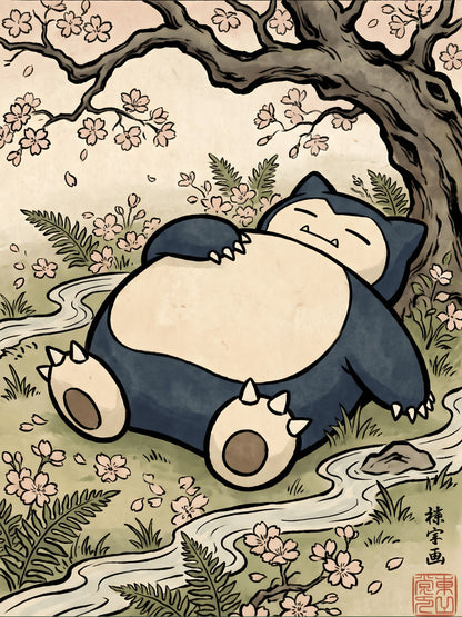 Snorlax 1 Pokémon Air Freshener artwork