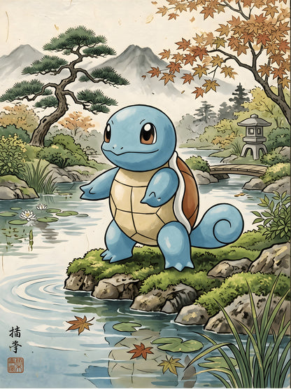 Squirtle Pokémon Air Freshener artwork