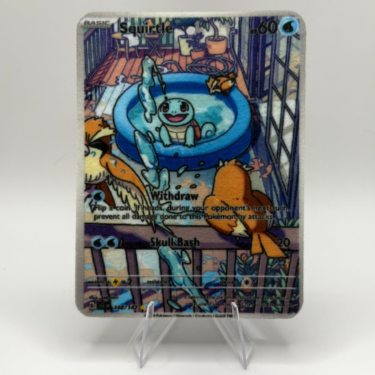 Squirtle 148/142 Pokémon air freshener design