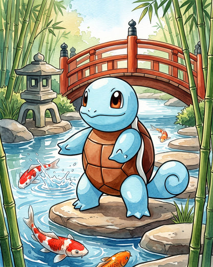 Squirtle JP ARt Pokémon Air Freshener