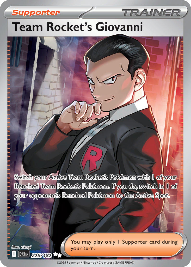 Team Rocket's Giovanni 225/182 Pokémon - Car Air Fresheners