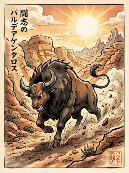 Tauros 1 Pokémon Air Freshener artwork