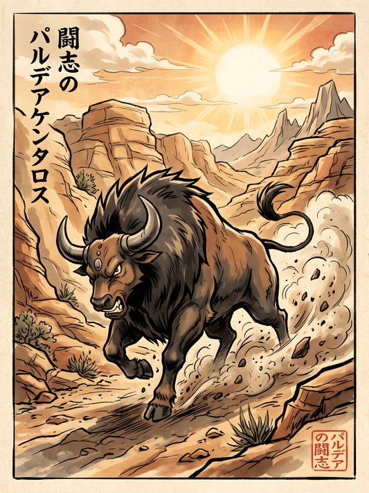 Tauros 1 Pokémon Air Freshener artwork