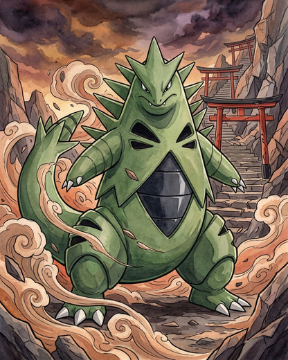 Tyranitar JP Art Pokémon Air Freshener