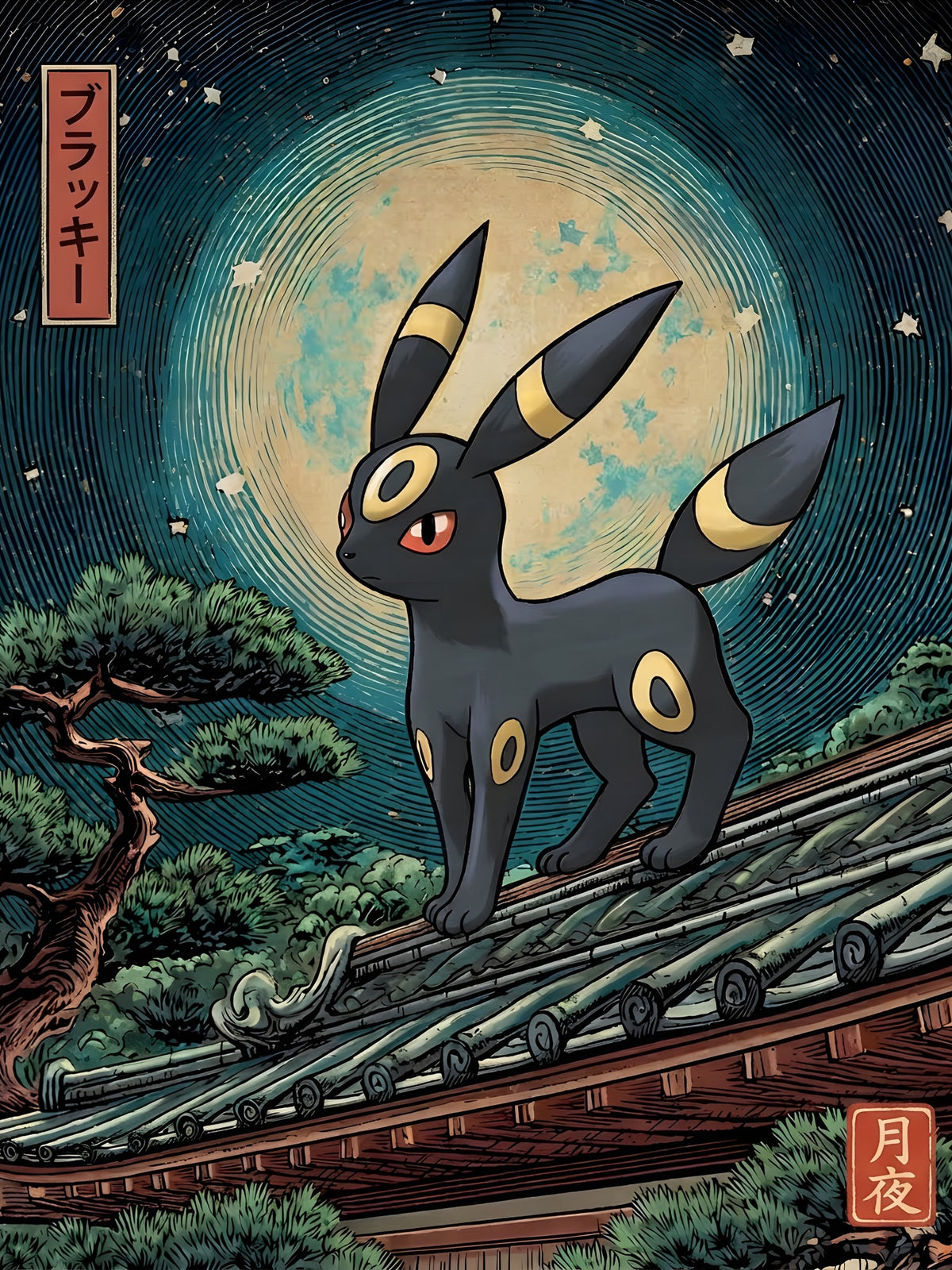 Umbreon - JP Dark Pokémon Air Freshener