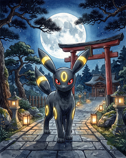 Umbreon JP Art Pokémon Air Freshener