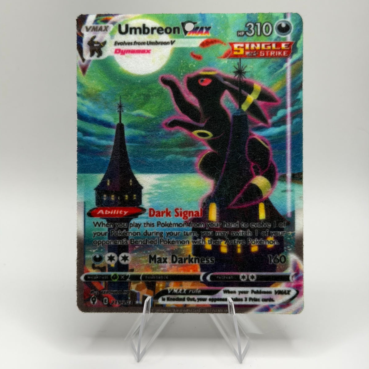 Umbreon Vmax 215/203 Pokémon air freshener design