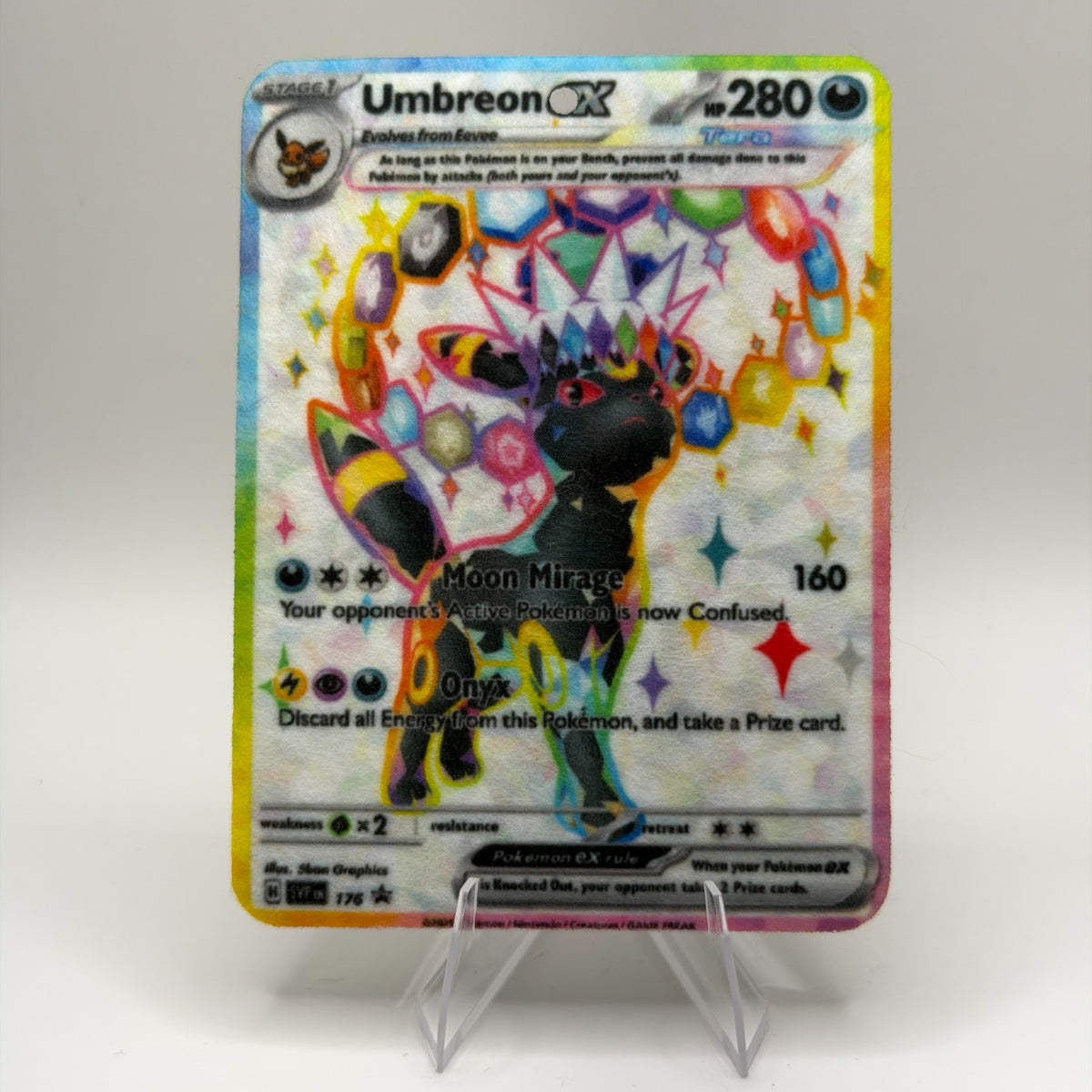 Umbreon ex Promo 176 Pokémon air freshener design