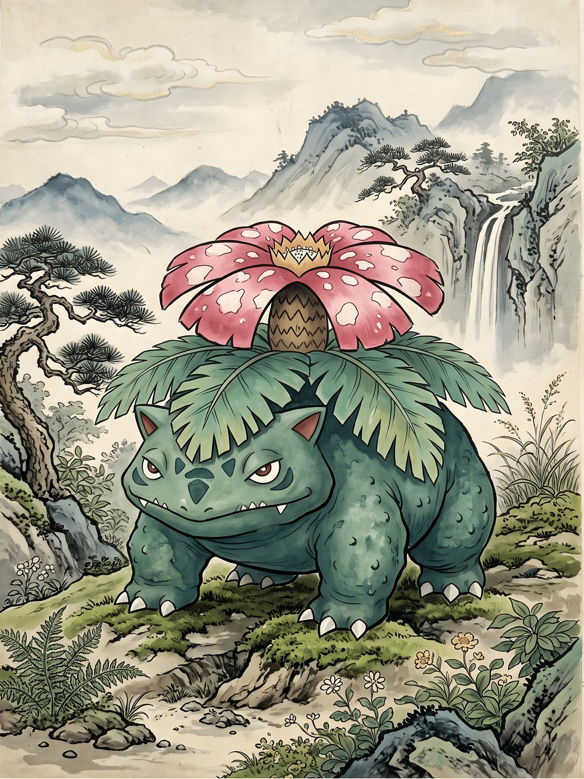 Venusaur 1 Pokémon Air Freshener artwork