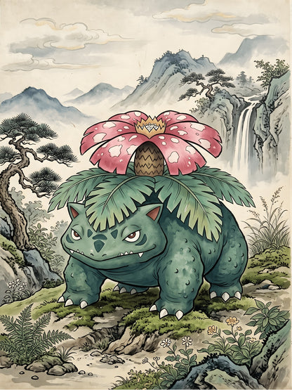 Venusaur 1 Pokémon Air Freshener artwork