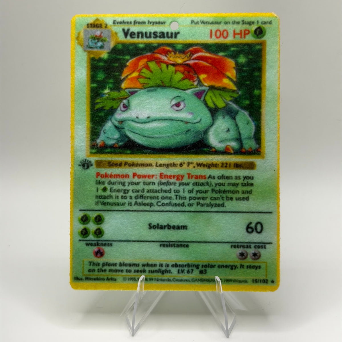 Venusaur 15/102 Pokémon air freshener design