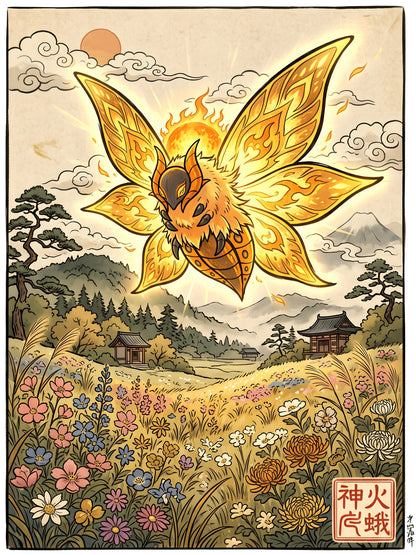 Volvarona Pokémon Air Freshener artwork